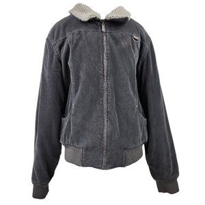 Fox Riders Co. Corduroy Jacket Gray Large